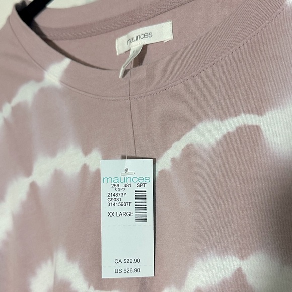 NWT Maurice’s heart tie dye t shirt - Picture 3 of 3